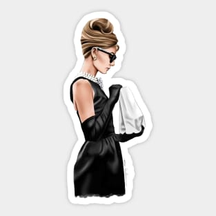 Audrey Hepburn Sticker